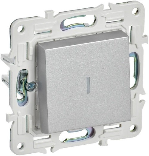 Выключатель одноклавишный с подсветкой  IEK SK-V10-1-10-K23 1157912