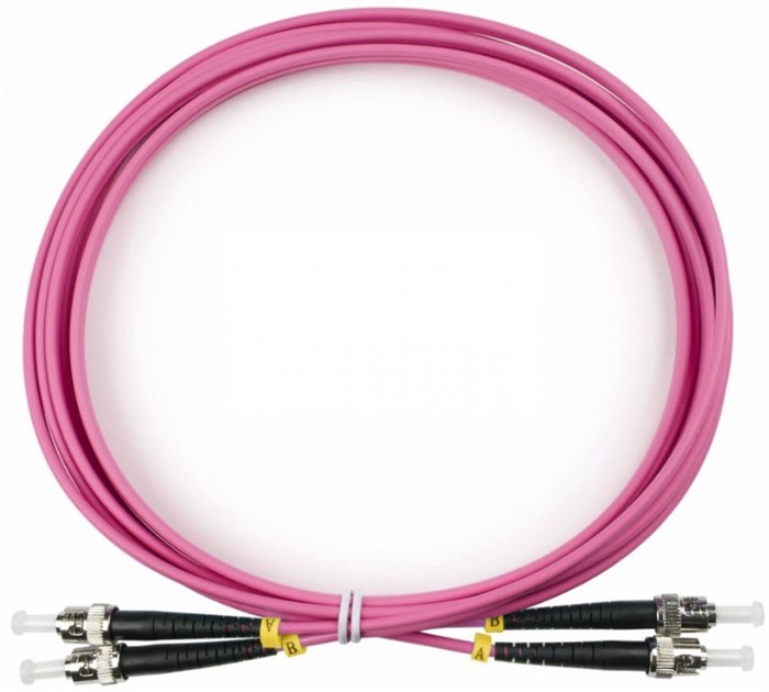 Патч-корд волоконно-оптический TopLAN DPC-TOP-OM4-ST/P-ST/P-2.0 LSZH 649362