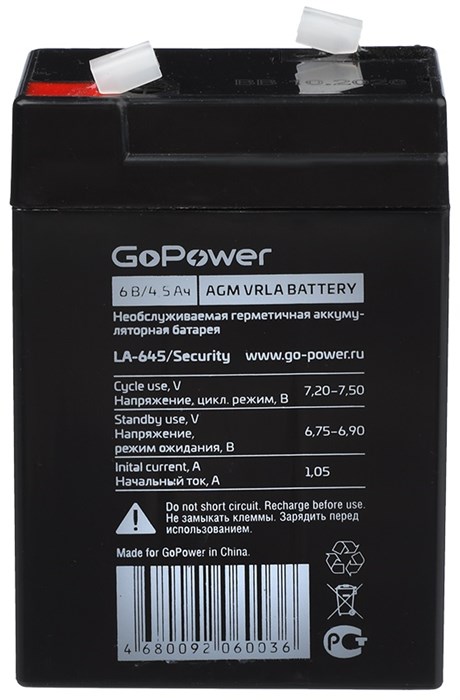 Батарея  GoPower 00-00015321 997790