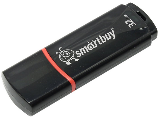 Накопитель USB 2.0 32GB SmartBuy SB32GBCRW-K 277750