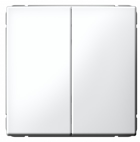 Выключатель двухклавишный  Systeme Electric GAL001351S 1226364