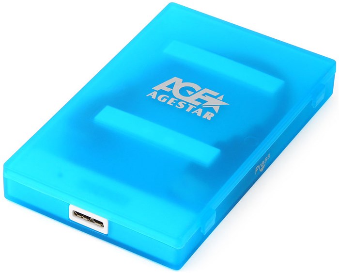 Внешний корпус для HDD SATA 2.5” AgeStar 3UBCP1-6G (BLUE) 633558