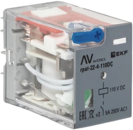 Реле промежуточное EKF rpat-22-4-110DC 1131648