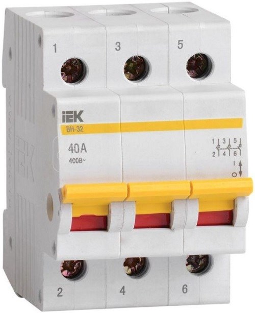 Выключатель нагрузки IEK MNV10-3-040 502313