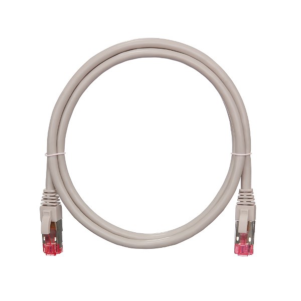 Кабель патч-корд S/FTP 6А кат. 3м NikoMax NMC-PC4SA55B-030-C-GY 404320