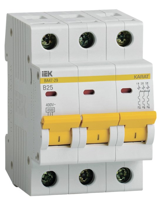 Автоматический выключатель  IEK MVA20-3-025-B 1147729