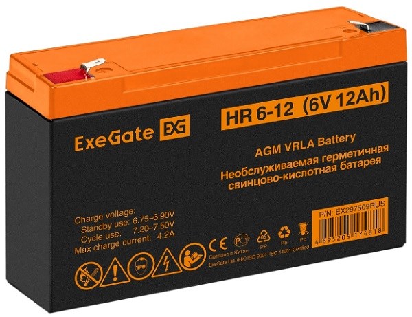 Батарея  Exegate HR 6-12 1211222