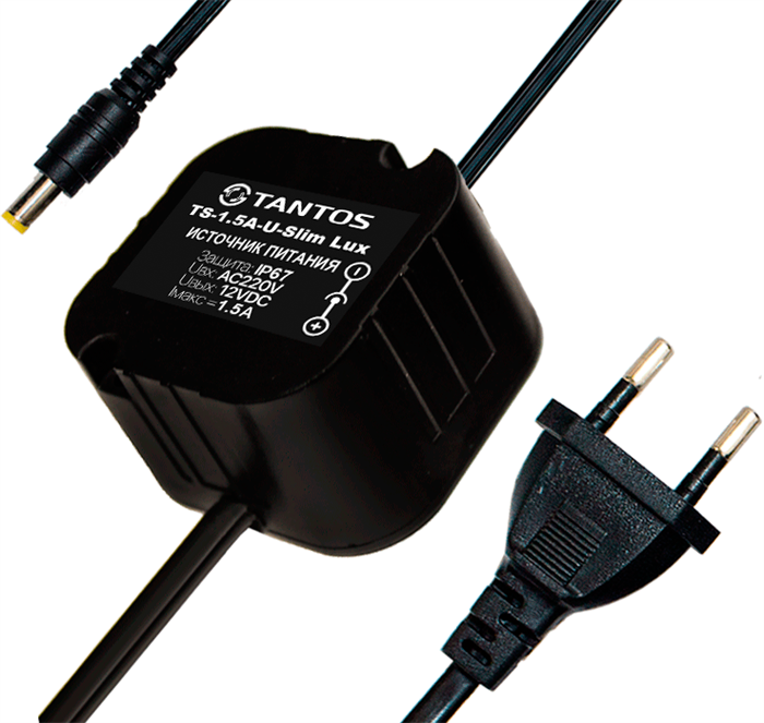 Источник питания  Tantos TS-1,5A-U-Slim Lux 1014608