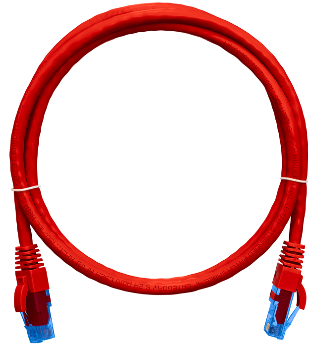 Кабель патч-корд U/UTP 6 кат. 5м NikoMax NMC-PC4UE55B-050-C-RD 853431