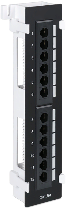Патч-панель  WRLine WR-PL-12-C5E-WL-D 993550