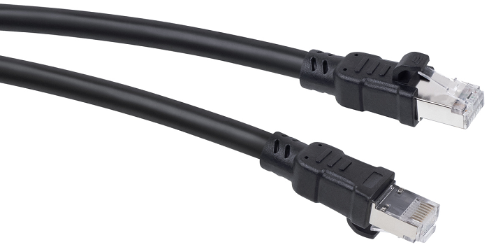 Кабель патч-корд FTP 6A кат. 1м Cabeus PC-ARM-FTP-RJ45-Cat.6a-1m-PE 800944