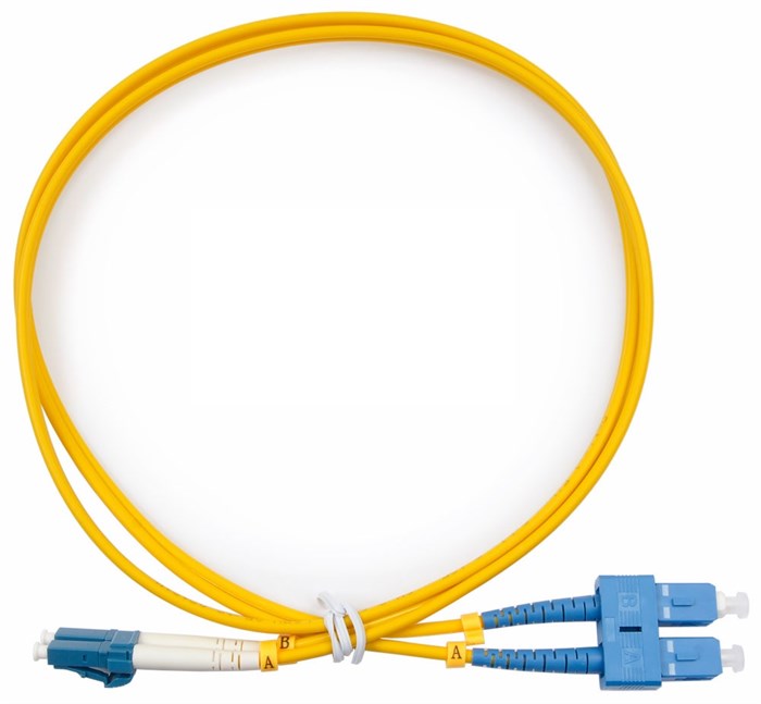 Кабель патч-корд волоконно-оптический Cabeus FOP(d)-9-LC-SC-5m 513803