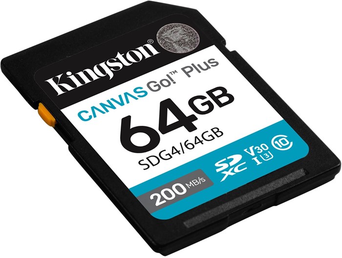 Карта памяти SDXC 64GB Kingston SDG4/64GB 1206296