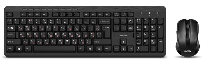 Клавиатура и мышь Wireless Sven KB-C3400W 800600