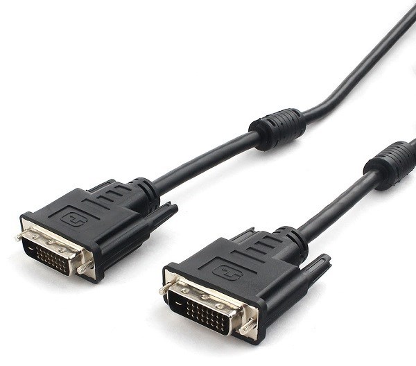 Кабель интерфейсный DVI-DVI Cablexpert CC-DVI2L-BK-10M 763227