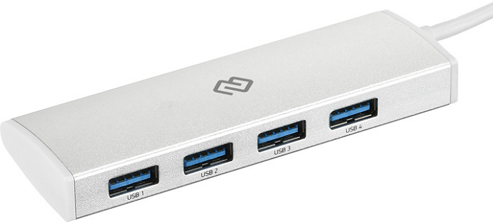 Разветвитель USB 3.1 Digma HUB-4U3.0-UC-S 867091