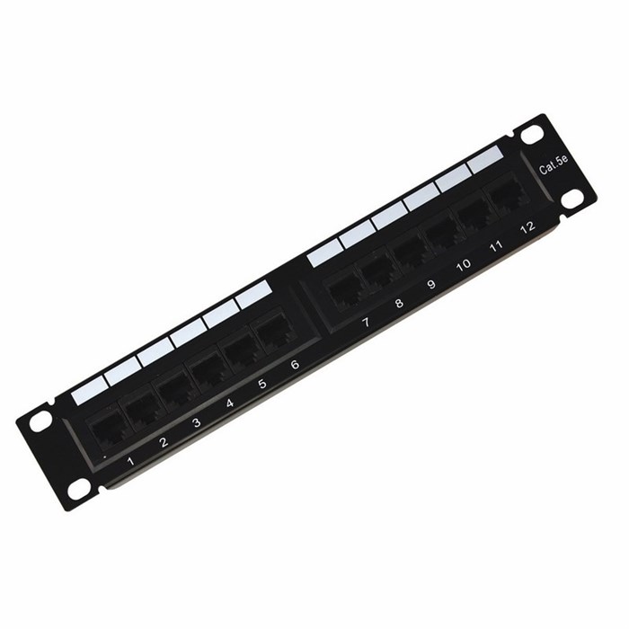 Патч-панель 10", 12xRJ45, UTP, Кат. 5е Rexant 04-0025 732038