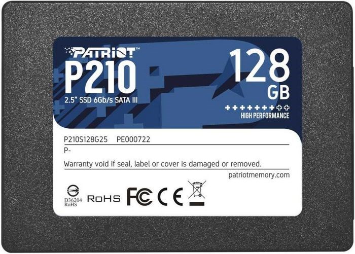 Накопитель SSD 2.5'' Patriot Memory P210S128G25 790777