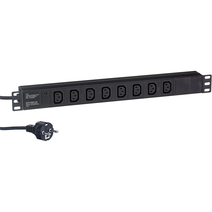 Блок розеток  Exegate ServerPro PDU-19H809 Al-8C13-EU2.5CU 1041325