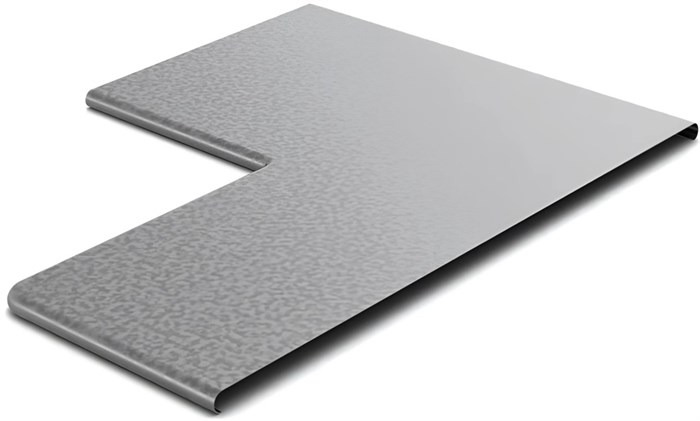 Крышка на переходник правосторонний  Ostec КРПП-200х100-0,7-СЦ 914974