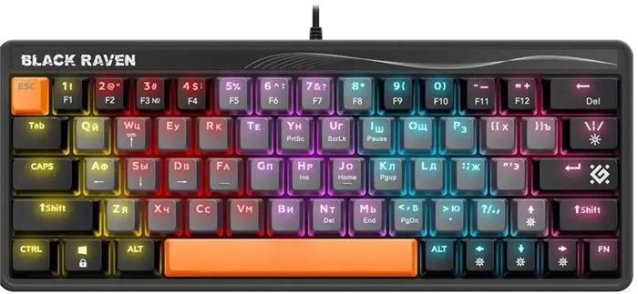 Клавиатура  Defender Black Raven GK-417 1186874