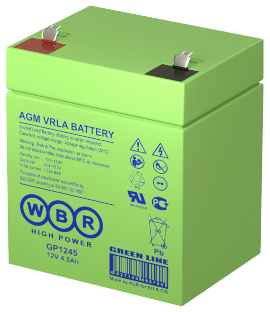 Аккумулятор  WBR GP1245 849544