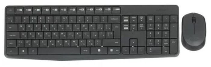 Клавиатура и мышь беспроводной комплект Logitech MK235 1124289