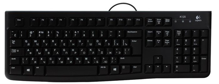 Клавиатура проводная Logitech K120 340335