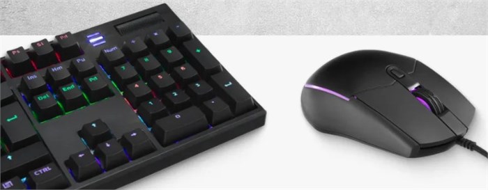 Клавиатура и мышь  Lyambda LGK100G-BK 1181022