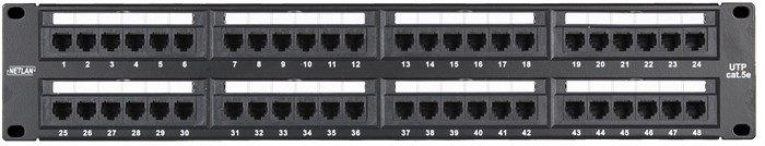 Патч-панель  Netlan EC-URP-48-UD2 966993