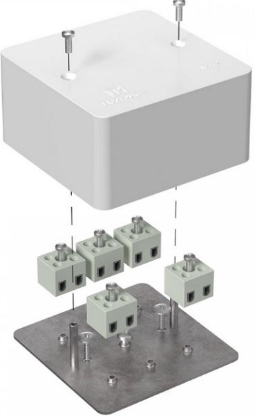 Коробка для кабель-канала Промрукав 40-0460-FR2.5-10 858574
