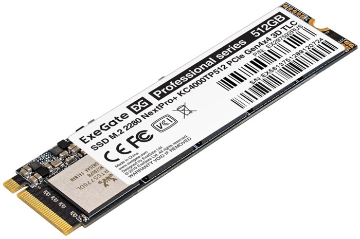 Накопитель SSD M.2 2280 Exegate NextPro+ KC4000TP512 512 ГБ 1123998