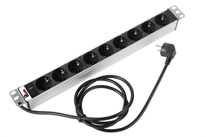 Блок розеток 19", 9 розеток ЦМО R-16-9S-I-440-3 419336