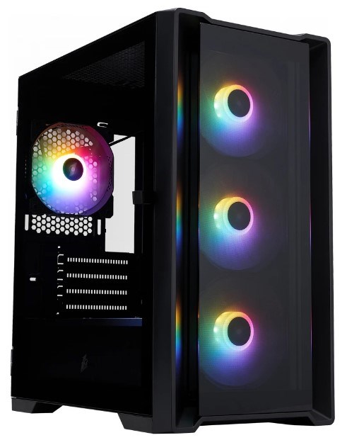 Корпус mATX 1STPLAYER TRILOBITE T4-G GLASS FRGB Black 1227676