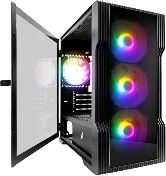 Корпус mATX 1STPLAYER T3-G 881090