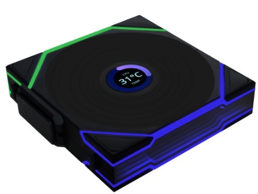 Вентилятор для корпуса Lian Li G99.12RTLLCD1W1B.R0 1210396