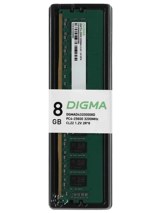 Модуль памяти DDR4 8GB Digma DGMAD43200008D 1065788