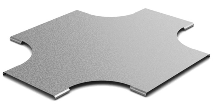 Крышка на ответвитель X-образ., переходник  Ostec КПХП-200х100-0,7-СЦ 915173