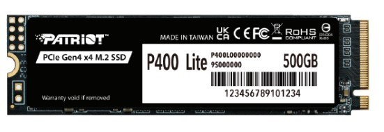 Накопитель SSD M.2 2280 Patriot Memory P400 Lite 500 ГБ 1234837