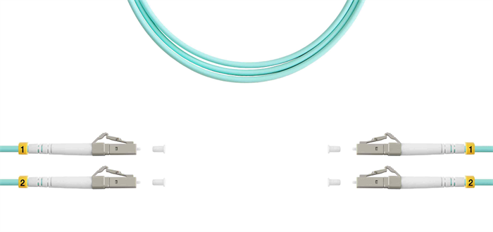 Патч-корд волоконно-оптический TELCORD ШОС-2x3.0-2LC/U(dx)-2LC/U(dx)-MM503-3м-LSZH-AQ 1078602