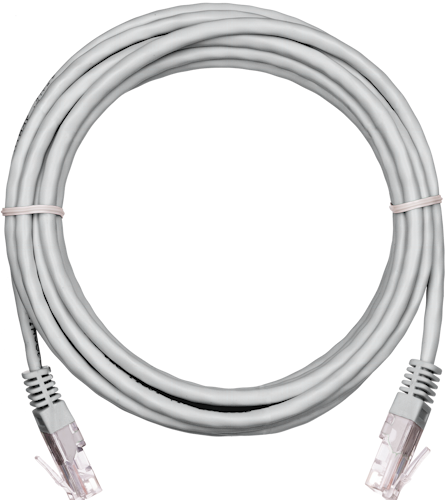 Кабель патч-корд U/UTP 5e кат. 3м Netlan EC-PC4UE55B-BC-PVC-030-GY-10 956875