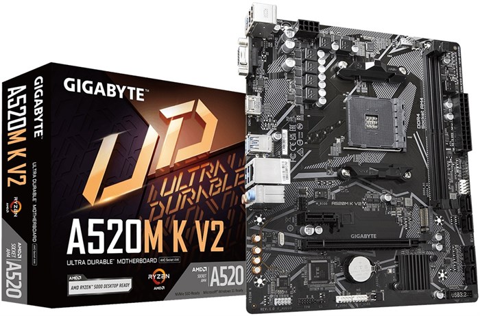 Материнская плата mATX GIGABYTE A520M K V2 1012358