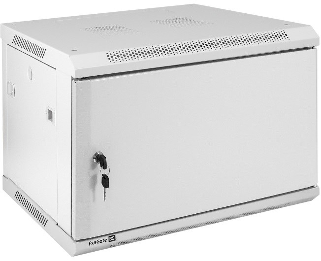 Шкаф настенный 19", 6U Exegate EC-WM-6U.450.M.GREY 1230462