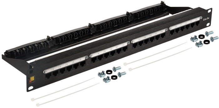 Патч-панель  Lanmaster LAN-PPN24U5E 1141570