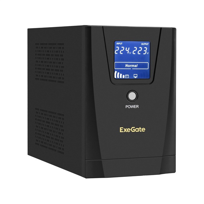Источник бесперебойного питания  Exegate SpecialPro Smart LLB-1200.LCD.AVR.2SH.3C13.USB 1041381