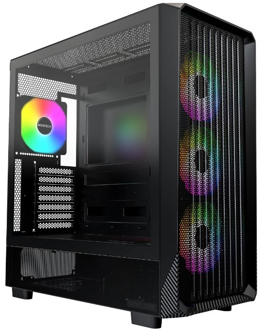 Корпус ATX Montech X5 Black 1217671