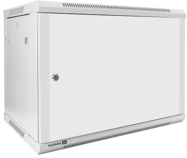 Шкаф настенный 19", 9U Exegate EC-WM-9U.450.M.GREY 1230464