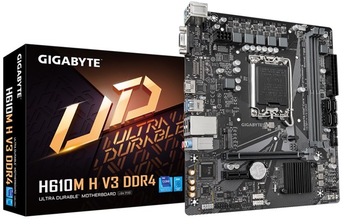 Материнская плата mATX GIGABYTE H610M H V3 DDR4 1070373