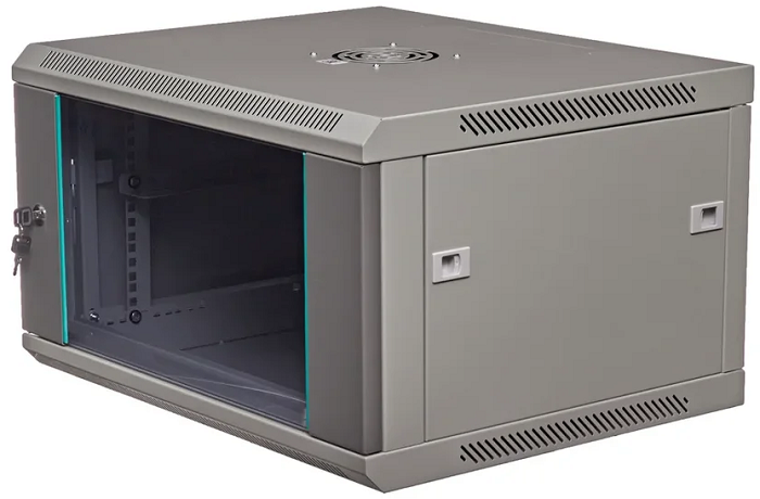 Шкаф настенный 19", 6U W&T C066045GWTWOF 816113