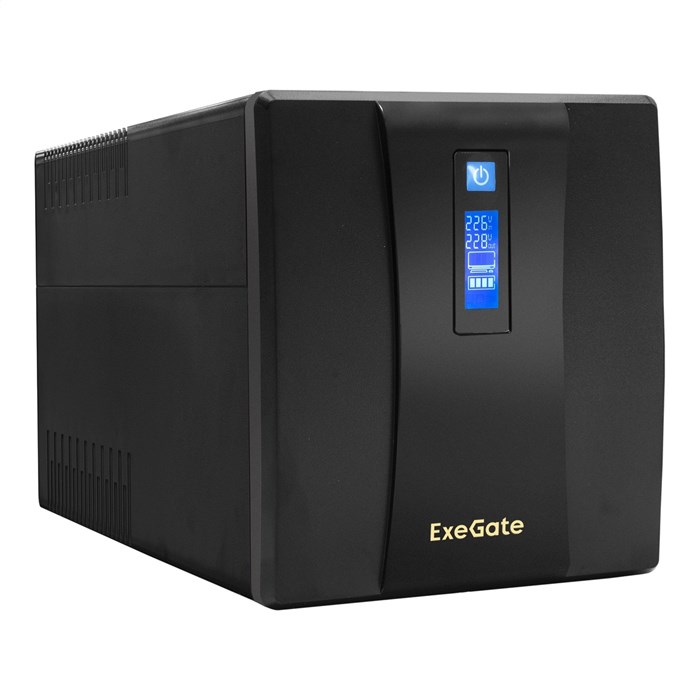 Источник бесперебойного питания  Exegate SpecialPro Smart LLB-1200.LCD.AVR.EURO.RJ.USB 890532